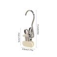 thumbnail image 3 of EGNMCR Bacs de Rangement, Contenants de Rangement Cintres pour Pantalons en Caoutchouc Souple Pinces en Acier Inoxydable Organisateur Polyvalent pour Garde-Robes Antidérapant Pince Sans Trace pour Jupes Jeans Pinces en Acier Inoxydable, 3 of 6