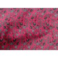thumbnail image 4 of oneOone Cotton Cambric Fabric Leaves & Floral Block Print Sewing Fabric BTY 56 Inch Wide, 4 of 4
