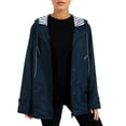 thumbnail image 2 of Kcodviy Womens Rain Jacket with Jackets for Women Impermeable Hood Lightweight Long Sleeve Windbreaker Womens Jacket Windbreaker Zip Up Drawstring Windbreakers for Teen Raincoat with Pockets, 2 of 7