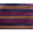 thumbnail image 4 of oneOone Georgette Viscose Fabric Chevron & Greek Key Block Printed Fabric 1 Yard 42 Inch Wide, 4 of 4