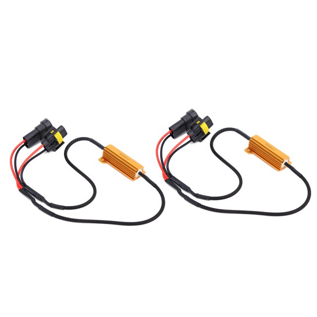 Adaptateur de Résistance de Charge, Décodeur de Résistance LED 50W 6 Ohms ABS Durable + Métal pour Clignotants / Feu de Brouillard pour Pièces Automobiles