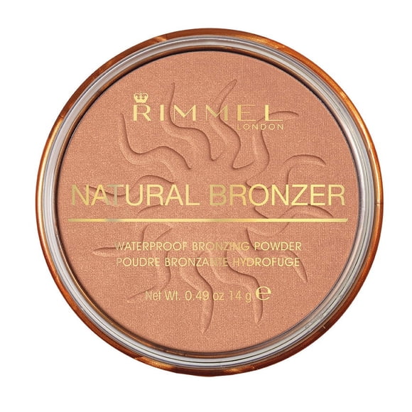 Rimmel Natural Bronzer, hydrofuge, fini ensoleillé, s'estompe sans effort, jusqu'à 10H de tenue, 100% sans cruauté