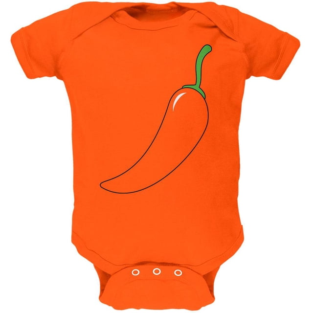 Déguisement de Piment Chili d'Halloween de Cinco de Mayo une-Pièce Douce pour Bébé