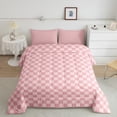 thumbnail image 1 of Erosebridal Vintage Checkered Bedding Sets Full with Comforter, Square Geometric Duvet Insert, Buffalo Check Decor, Reversible, 1 of 8