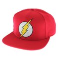 thumbnail image 1 of DC Comics The Flash Licensed Embroidered Logo Snapback Cap Hat, 1 of 2