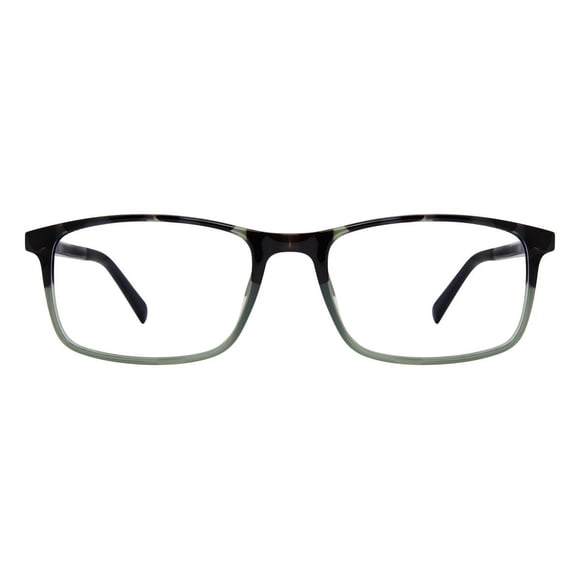 Bio Eyes Mens Prescription Eyeglasses, Arwen, Green Tortoise Gradient, 57-18-150