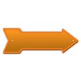 thumbnail image 1 of SignMission P-ARROW8-999692 Panneau Flèche Orange 24 Po., 1 of 4