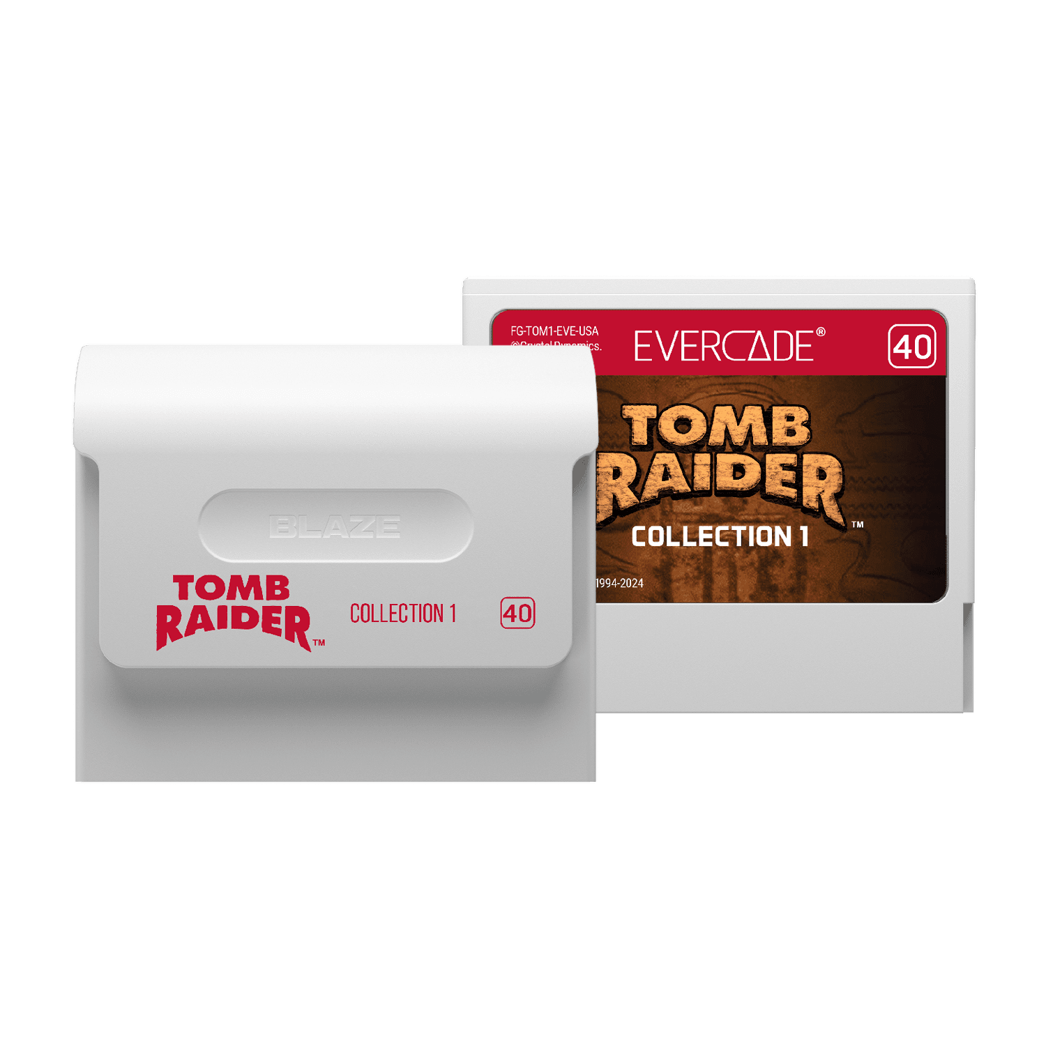 Console portable Evercade EXP-R de blaze + Tomb Raider