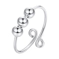 thumbnail image 1 of EGNMCR Rings Anxiety Fidget Women Spinning Rings With Beads Stress Relief Spinning Anxiety Ring, 1 of 2