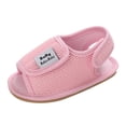 thumbnail image 1 of NOKIO Spring Summer Baby Toddler Sandals for Boys and Girls, Flat Mesh Breathable Comfortable Back Strap Hook Loop Closure, Lightweight Walking Shoes Non-Slip Sole First Walking Footwear, 1 of 9