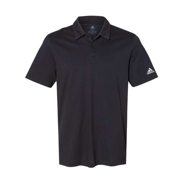 Adidas Polo Mélange Coton pour Hommes, 4TG, Noir