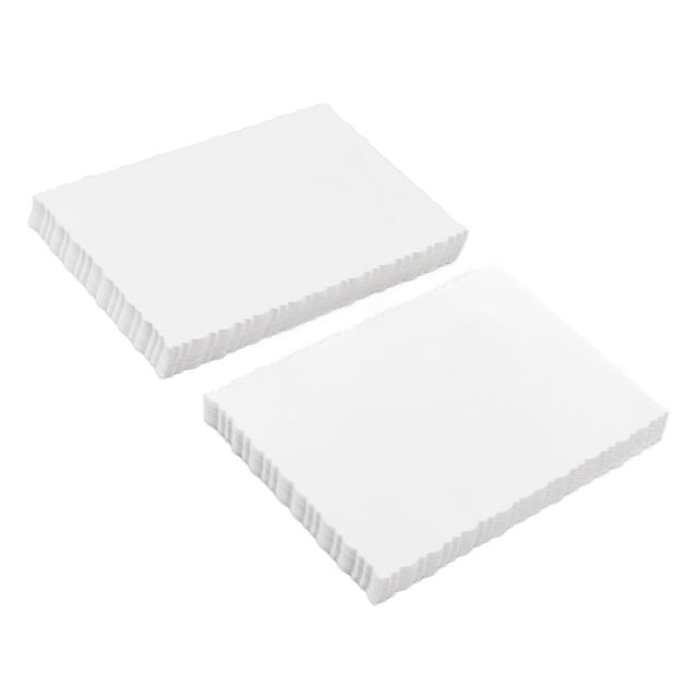 White Cardstock Paper, Multi Purpose 100Pcs Laciness Design White Cardstock For Business Report Cards