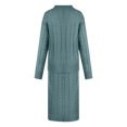 thumbnail image 5 of Dvkptbk Chandails pour Femmes Chandail à Col Rond pour Femmes à Manches Longues Pantalon à Jambe Grand Fente de Couleur Coupe Ample Ensemble de Chandail à la Mode Vêtements en Liquidation, 5 of 5