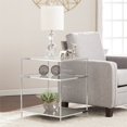 thumbnail image 1 of SEI Furniture Knox Table d'Appoint Miroir en Fer, Métal et Verre, Chrome, 1 of 3