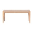 thumbnail image 3 of Pemberly Row Banc Moderne en Bois/corde Naturelle de 18 Pouces en Brun Naturel, 3 of 9