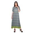 thumbnail image 4 of Moomaya Kurti Longue Imprimée Tenue d'Été Tunique Ligne A pour Femmes, 4 of 5