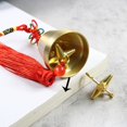 thumbnail image 4 of Vibrant Chinese Brass Bell for Prosperity and Positive Energy 30cm Length, 4 of 9