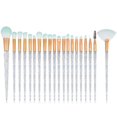 thumbnail image 3 of 20 Crystal Shiny Diamond Eye Makeup Brush Set Glitter Transparent, 3 of 5