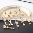thumbnail image 2 of SNNROO Anneau de Nombril 14G CZ Perçage de Nombril 7 Pcs Argent, 2 of 10