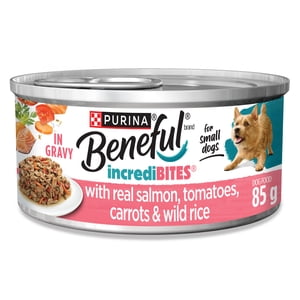Beneful IncrediBites with Real Salmon in Gravy, Wet Dog Food 85 g