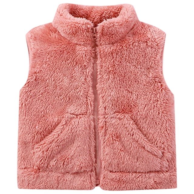 Boys And Girls' Jackets For Babies Children'S Winter Coats Fall And Spring Styles Inner Wear Thick Padding Thickened Cardigan Warm Top Suitable For 9M 6Y Old Boys Tops Pink 90/1 Y—2 Y