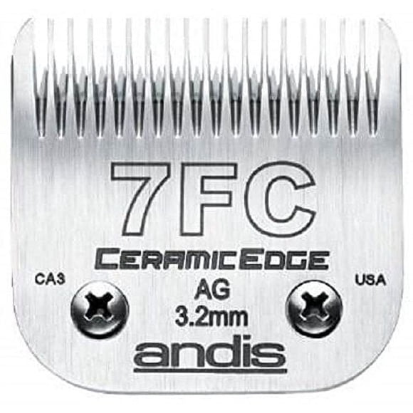 Lames de Tondeuse en Acier Inoxydable de Qualité Pro CERAMIC EDGE, Choisir la Taille! (# Lame Finition 7FC = 3,2 mm)