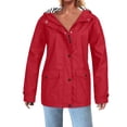 thumbnail image 2 of Posijego Imperméables P-4TG pour Femmes Légers Imperméables Manteau de Pluie Coupe-Vent Extérieur Voyage Randonnée Veste, 2 of 6