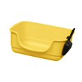 thumbnail image 4 of GROWTH TANK Cat Litter Box Anti Splashing Portable U Shape Lowered Front for Indoor Cats Yellow, 4 of 9