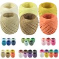 thumbnail image 3 of 65.6ft Raffia Ribbon Multi-purpose DIY Decorative Paper Ribbon Craft Ribbon, 3 of 10