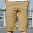 thumbnail image 3 of Diufon Men's Athletic Shorts Drawstring Waisted Outdoor Sport Shorts Spring Summer Hiking Shorts with Pockets, 3 of 7