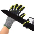 thumbnail image 3 of Cut Resistant Work Gloves Anti-Cut Wear Anti-Puncture Protective Impact Resistant Gloves, 3 of 5
