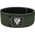 thumbnail image 1 of RDX Weight Lifting Belt 4 Adjustable Back Lumbar Support Bodybuilding, Powerlifting Functional Strength Training Core Exercise Fitness Workout Squats Deadlifts, Home Gym Equipment, 1 of 8