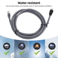 thumbnail image 3 of Prime 26AWG RJ45 Câble satellite Ethernet câble de 2000 Mbps Résistant à l'eau Cat6 pour Gen 3 V3 V4 avec conception étanche, 3 of 7