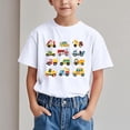 thumbnail image 2 of WRKEKC T-Shirts d'Été pour Garçons, T-Shirts Décontractés pour Garçons, T-Shirts Polyvalents Décontractés à Manches Courtes pour Enfants avec Motif Imprimé et Col Rond, 2 of 6