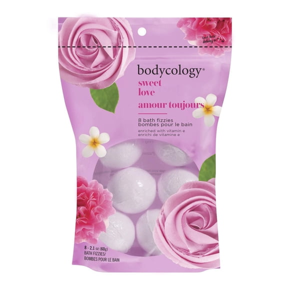 Bodycology Sweet Love Bath Fizzies, 8 fizzies