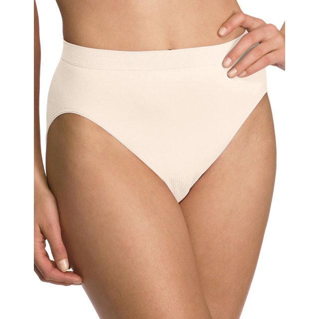Bali Womens Comfort Revolution Microfiber Seamless Hi Cut Panty - Best-Seller,