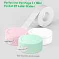 thumbnail image 2 of PeriPage Label, Pocket Label Waterproof Oil-proof Tear-proof Thermal Paper Name Roll Label Paper 1 Roll Label Adhesive Thermal Paper Tear-proofPocket Paper Name Price Name Price Sticker Eryue, 2 of 6