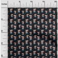 thumbnail image 2 of oneOone Polyester Spandex Black Fabric Circus Sewing Material Print Fabric By The Yard 56 Inch Wide-aD, 2 of 5