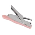 thumbnail image 3 of Hand Held Stapler Ergonomic Frosted Surfaces Portable Plier Stapler Home School Office Binding Documents Pink, 3 of 14