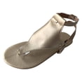 thumbnail image 4 of LSLJS Summer Ladies Shoes Flat Bottom Roman Flip Flops Casual Women's Sandals, 4 of 4