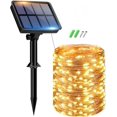 thumbnail image 1 of WWS-49Ft/15M 150 LED Solar String Lights Outdoor, Solar Fairy Lights Outdoor Waterproof, 8 Modes Copper Wire Solar Rope Lights for Patio Garden Trees Wedding Party Christmas Decor (Warm White), 1 of 4