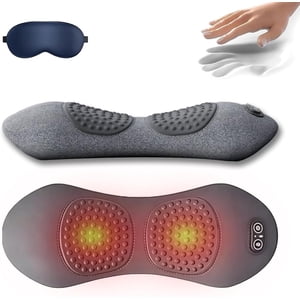 My Soothe lab 3 en 1 Massager du dos, masseur de fusion triple pour Sciatica, masseurs de cou Mysoothelab Oreiller, pression chaude constante à trois vitesses, soulagement de la douleur
