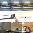 thumbnail image 3 of Lumière DEL pour Garde-Robe avec Détecteur de Mouvement, Lumière DEL Rechargeable à Intensité Réglable de 12 Pouces pour sous Armoire de Cuisine, Éclairage Sans Fil Magnétique sous Comptoir pour Armoire de Bureau, Escaliers, Garage, 3 of 8