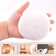 thumbnail image 2 of LNGOOR ”2Pcs Large Powder Puff  Velour Body Powder Puff  Round Fluffy Powder Puffs  Ultra Soft Body Puff  Washable for Loose Body Powder Face Powder Baby”, 2 of 4