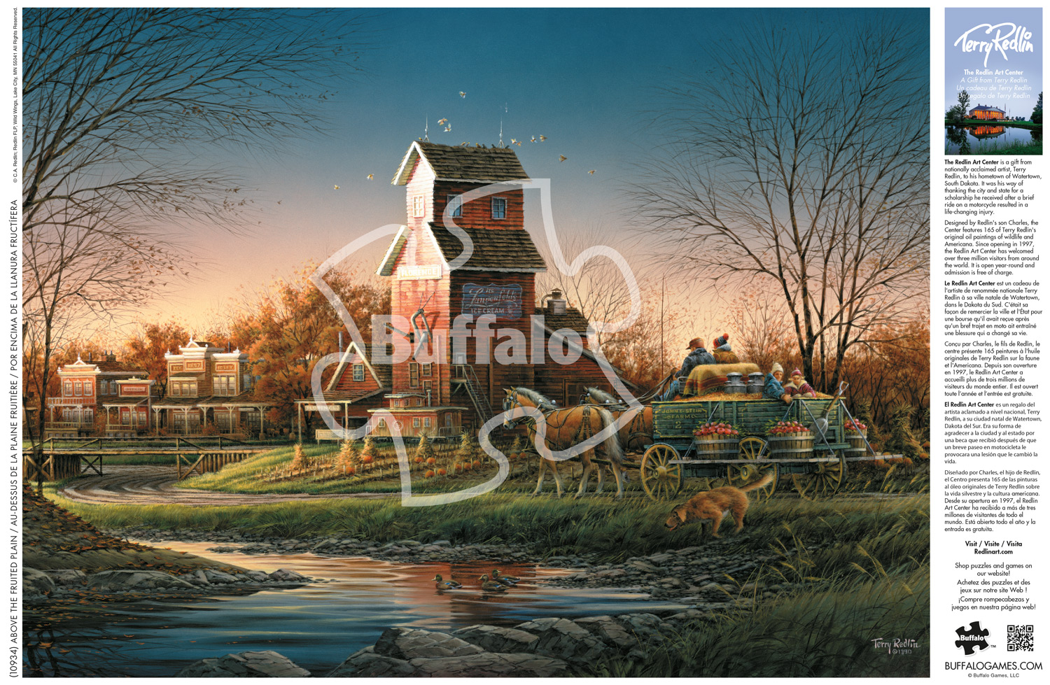 Buffalo Games Above the Fruited Plain Puzzle imbriqué de 1000 pièces pour adultes de 14 à 99 ans