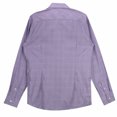 thumbnail image 2 of Eton Men's Purple / White Checkered Dress Shirt - L, 2 of 2