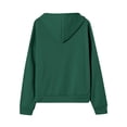 thumbnail image 5 of Chandails à Capuchon & Chandails en Molleton pour Femmes à Fermeture Éclair Style Chandails à Capuchon pour Femmes à la Mode Solide Ample Tunique Tricotée à Capuche Veste à Fermeture Éclair pour Femmes Chandail à Capuche pour Femmes, 5 of 5