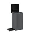 thumbnail image 4 of Suncast 36 Gallon Trash Hideaway – Outdoor Resin Storage for Patio/Deck, Peppercorn, 4 of 7