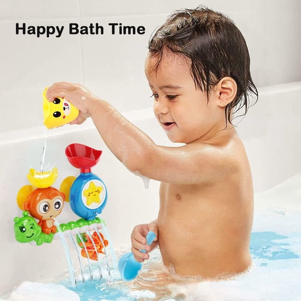 Jouets De Bain Ventouse – 3 Spinners Sensoriels (abeille, Papillon, Coccinelle) Dès 18 Mois