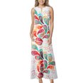 thumbnail image 2 of Innerwin Longues Robes Maxi à Imprimé Floral pour Femmes, Robe d'Été de Plage, Vacances, Sans Manches, Robe Débardeur Hawaïenne, Style Y S, 2 of 5